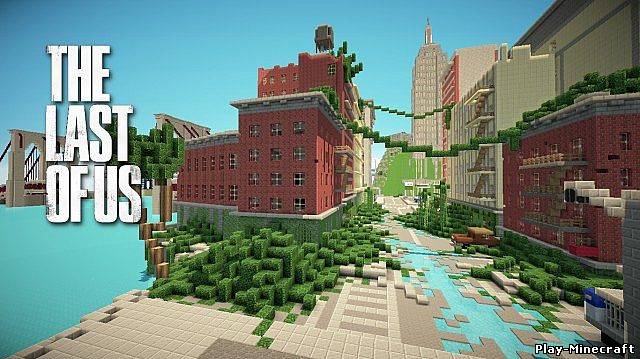 Карта на прохождение: The Last of Us Map for Minecraft