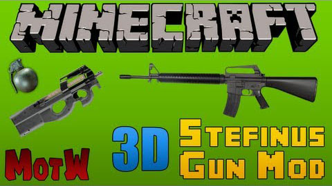 3D Gun Mod [1.5.2]