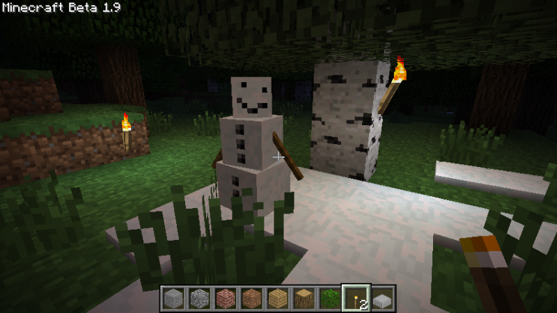 Pumpkin-less Snow Golem [1.5.2]