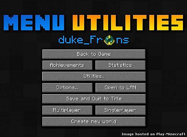 Menu Utilities [1.6.4]