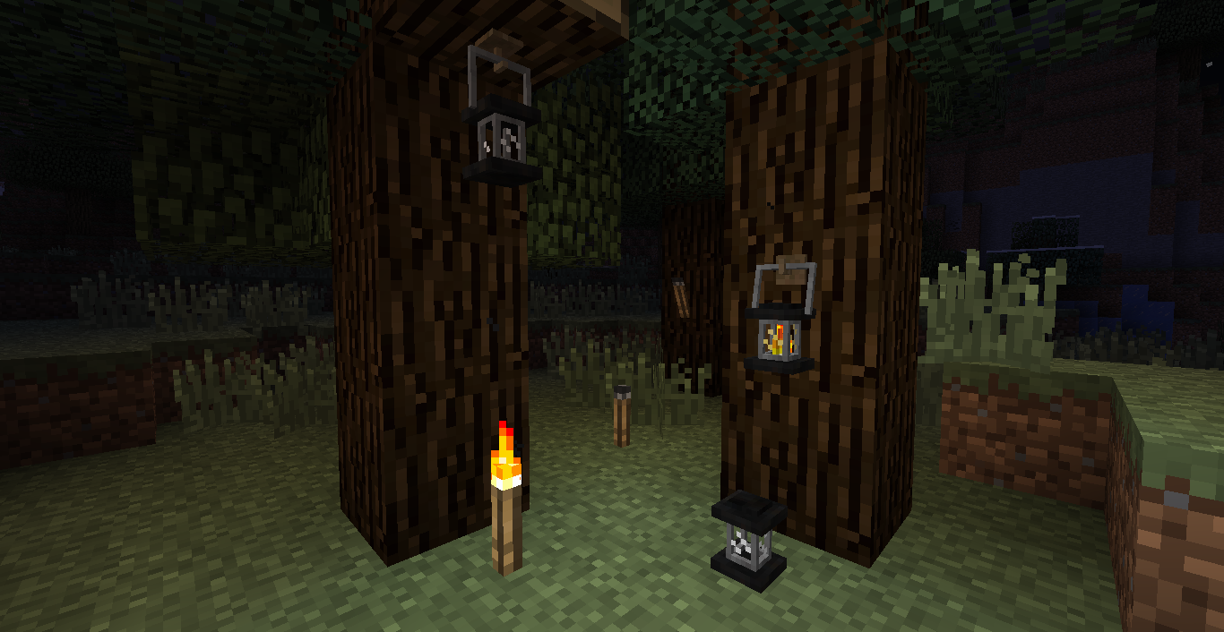 Unlit Torches and Lanterns [1.5.2]