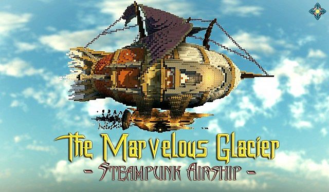 The Marvelous Glacier – Steampunk Airship