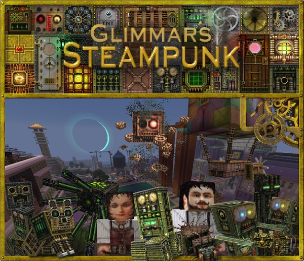 Ресурспак Glimmar’s Steampunk [64x] [1.7.9]