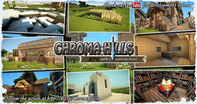 Текстур пак Chroma Hills RPG [1.5.2] [64x]