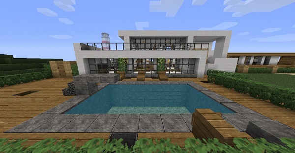 Карта Minecraft Modern House