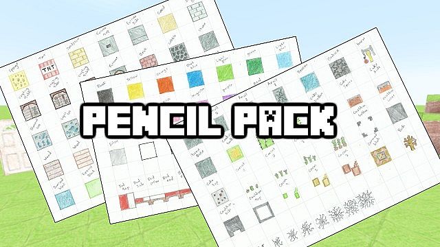 Pencil Pack – Hand Drawn [1.8.1] [128x]