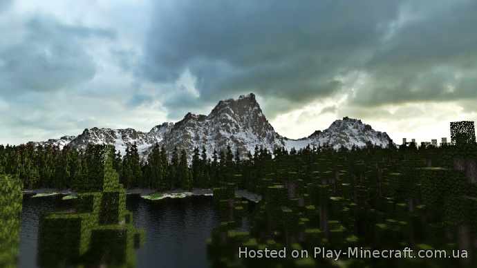 Snow Mountain with Forest