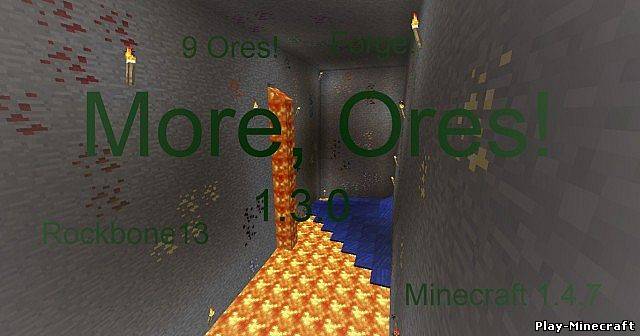 More, Ores Mod [1.4.7]